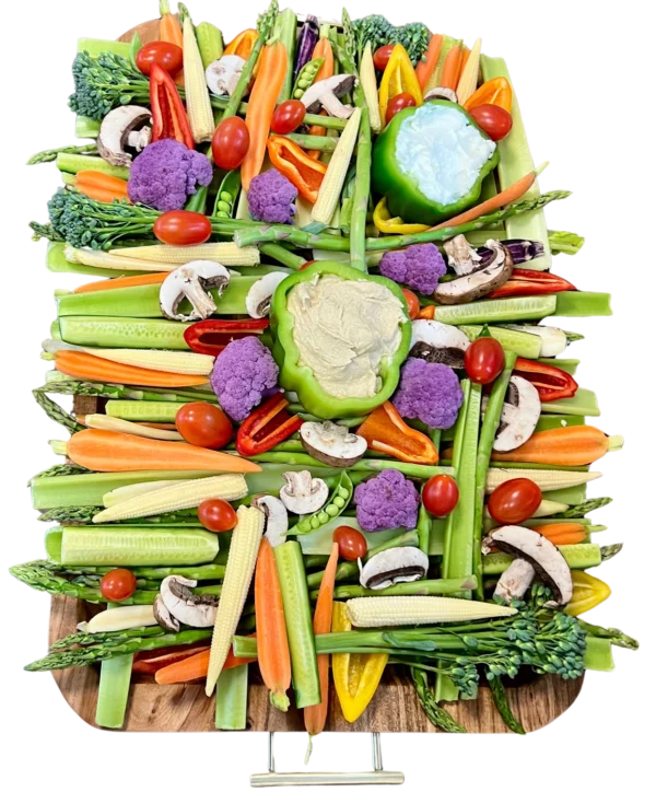 Crudites Platter Orange County Fork and Flare